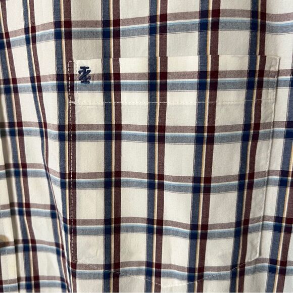 Izod Men’s Long Sleeve Plaid Button Down Shirt Size XXL - Picture 4 of 5
